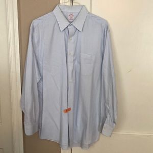 Brooks Brother Regular-Fit Dress Oxford Shirt, Non-Iron Spread Collar